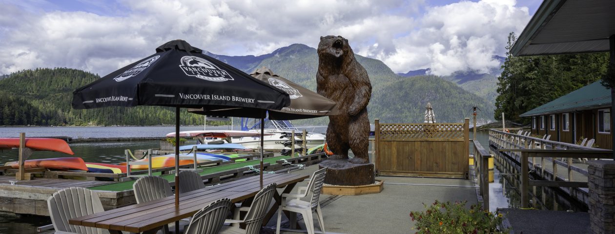 grizzly bear viewing lodge Knight Inlet