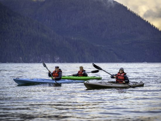 kayaking in Glendale Cove