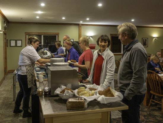 Knight Inlet Lodge dining