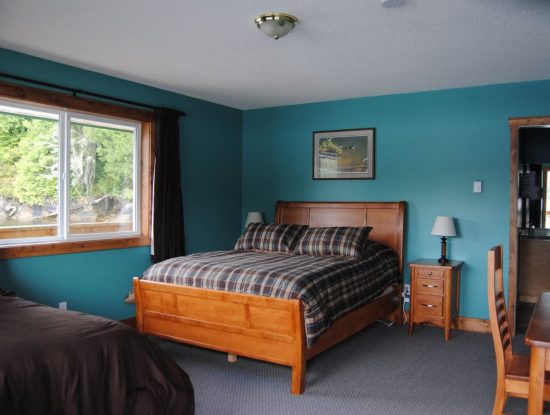 Knight Inlet Lodge room