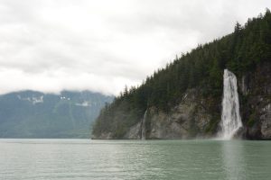 Cascade Falls in Knight Inlet